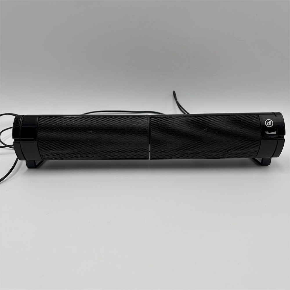 Digital Innovations USB Powered Stereo‎ PC Soundbar Speakers 3.5mm Aux